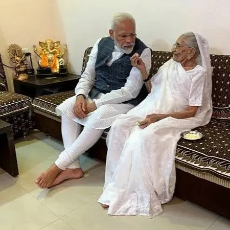 Narendra Modi With Mother
